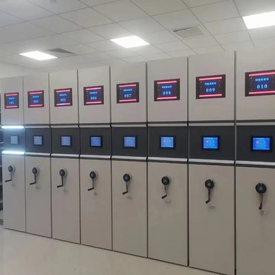 密集架 電動 智能手搖式移動密集柜財務憑證辦公文件資料檔案柜工廠